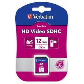 Speicher Karte VERBATIM SDHC 32GB HD VIDEO-Klasse 6p-Blistr (44032)