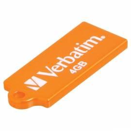 USB-flash-Disk VERBATIM MICRO 4GB USB 2.0 (47421) orange