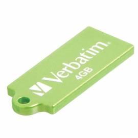 Bedienungsanleitung für USB-flash-Disk VERBATIM MICRO 4GB USB 2.0 (47418) grün