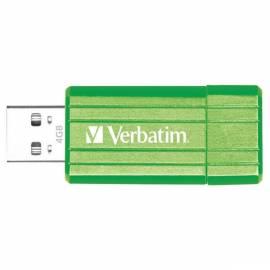 USB-flash-Disk VERBATIM Store ' n ' Go PinStripe 4GB USB 2.0 (47391) grün