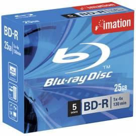 Aufnahme mittlerer IMATION Blu-Ray BD-R SL 25 GB 4 x Jewel-Box, 5ks (i24264)