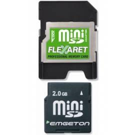 Speicherkarte SD Mini Emgeton 2GB Flexaret Professional