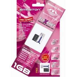 Speicherkarte, MS PRO DUO Emgeton 1GB Flexaret Professional High-Speed