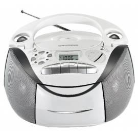 Radiomagnetofon Grundig RRCD2700MP3 weiß hohe s CD