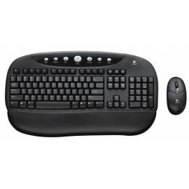 Tastatur und Maus Logitech Internet PRO BL, USB, OEM, schwarz