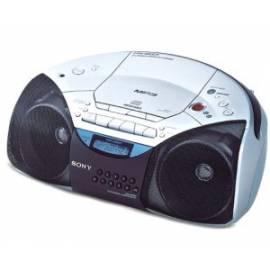 Radiomagnetofon Sony CFD-S20CP s CD/MP3 Gebrauchsanweisung