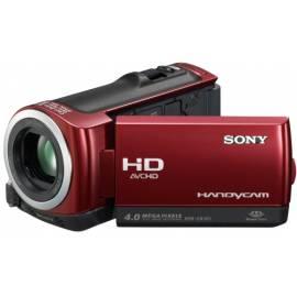 Datasheet Camcorder Sony HDRCX105ER + 8 GB MS, rot