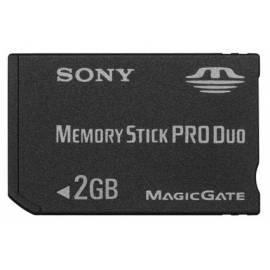 Datasheet MS PRO DUO-Speicherkarte, Sony MSXM2GSX 2 GB + MS-Adapter
