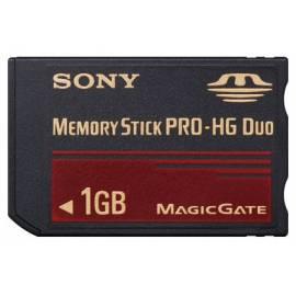 Speicherkarte MS Sony PRO-HG Duo MSEX1G, 1GB Gebrauchsanweisung