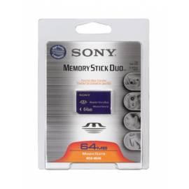 Speicherkarte MS DUO Sony MSH-M64N 64MB - Anleitung