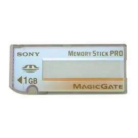 MS PRO Sony MSX - 1G S 1GB-Speicherkarte Bedienungsanleitung