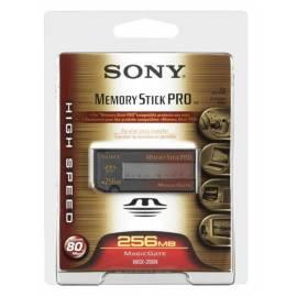 Speicherkarte MS PRO Sony MSX-256 N HS - Anleitung
