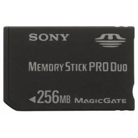 Handbuch für MS PRO DUO-Speicherkarte, Sony MSXM256SX 256 MB + MS-Adapter