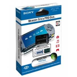 Benutzerhandbuch für Speicherkarte, MS PRO DUO Sony MSXM2GSX-PSP 2GB + MS-Adapter