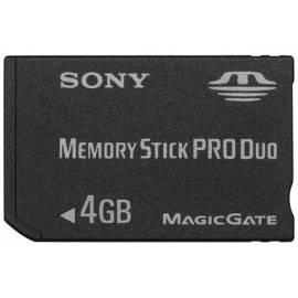 MS PRO DUO-Speicherkarte, Sony MSXM4GSX 4 GB + MS-Adapter