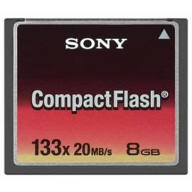 Benutzerhandbuch für Speicherkarte CF Sony NCFC8G, 8GB