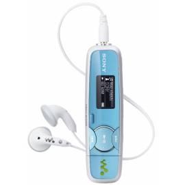 Handbuch für Sony NWZB133L MP3 Player.CE7, 1 GB, blau