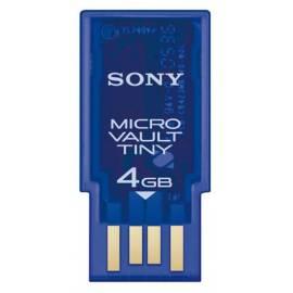 PDF-Handbuch downloadenFlash USB Sony USM4GH, 4GB, Micro Vault Tiny