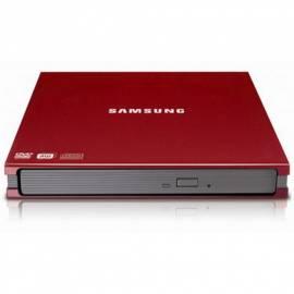Datasheet DVD-RW SAMSUNG SE-S084C externer slim USB 2, rot