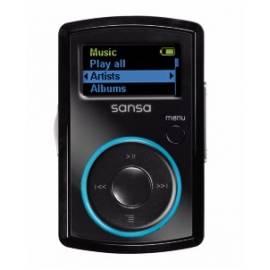 PDF-Handbuch downloadenMP3-Player SANDISK Sansa 4 GB schwarz ClipFM schwarz