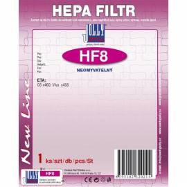 Handbuch für HEPA-Filter für Staubsauger JOLLY HF-8