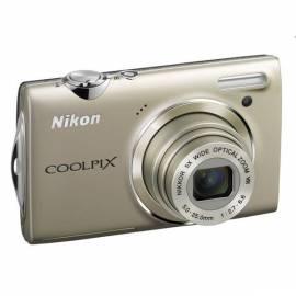 NIKON Coolpix S5100 Digitalkamera Silber
