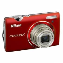 NIKON Coolpix S5100 Digitalkamera rot