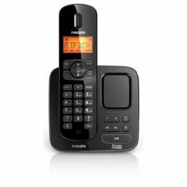 Telefon zu Hause PHILIPS CD1751B schwarz - Anleitung