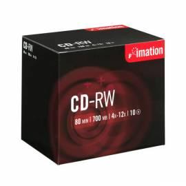 Zaznamove Medium IMATION CD - RW (i19002) Bedienungsanleitung