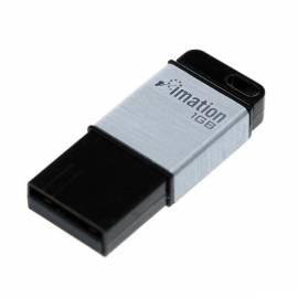 PDF-Handbuch downloadenUSB-flash-Laufwerk IMATION Atom 8 GB USB 2.0 (i23795) schwarz/silber
