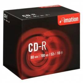 Benutzerhandbuch für Aufnahme mittlerer IMATION CD-R 700MB 52 X Jewel box, 10ks (i18644)