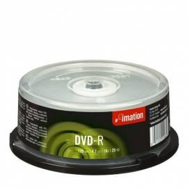 Zaznamove mittlere IMATION DVD - R 4.7 GB 16 x 25-Kuchen (i21979)