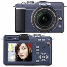 Bedienungsanleitung für Digitalkamera OLYMPUS PEN E-PL1 + EZ-M1442L schwarz/blau