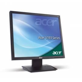 Bedienungsanleitung für Monitor, ACER V193DObmd (ET.CV3RE.D39) schwarz