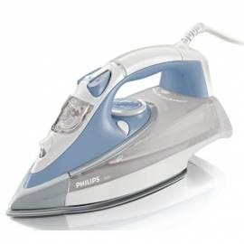 Bügeleisen PHILIPS Azur GC 4850/02 weiss/blau Gebrauchsanweisung