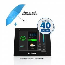 Wetterstation HYUNDAI WSC 2002 schwarz Bedienungsanleitung