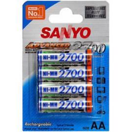 Ich Akkus AA Sanyo 2700 mAh Ni-Mh Akku