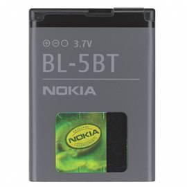 AKU Original Akku Nokia BL-5BT Li-Ion 820mAh für Nokia 2600 classic, Nokia 7510 Supernova, N75benign Neubildungen, Bulk