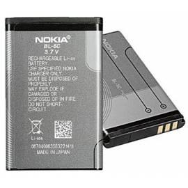 Handbuch für Akku Original Nokia Akku BL-5 C Li-Ion 970mAh für Nokia 1100,1616, 1208, 1650, 1800, 1600