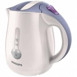 PHILIPS Wasserkocher HD 4676/40 weiss/lila