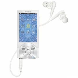 Bedienungshandbuch MP3-Player SONY NWZ-A845 weiß