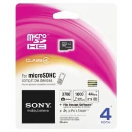 SONY Memory Card SR4N4 schwarz - Anleitung