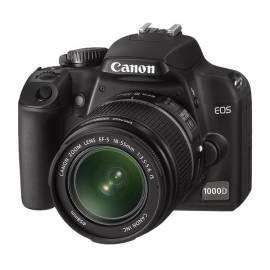 Digitalkamera CANON EOS EOS 1000D + EF-S18-55IS schwarz