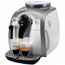 Espresso PHILIPS Xsmall HD 8745/09 Klasse silber/weiss