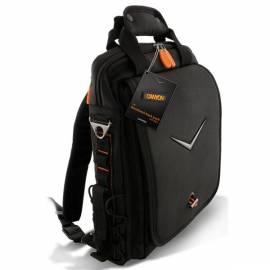 Rucksack für Laptop Messenger NB3L CANYON CNR-schwarz/orange