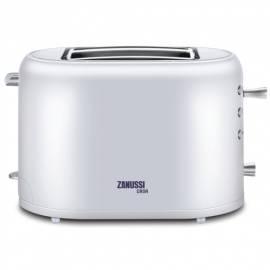Toaster ZANUSSI ZAT 1250 weiß Gebrauchsanweisung