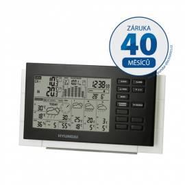 Wetterstation WS-2194 HYUNDAI INTERNET schwarz/weiss