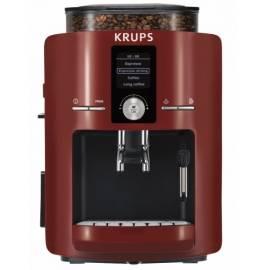 Espresso KRUPS EA8255 schwarz/rot