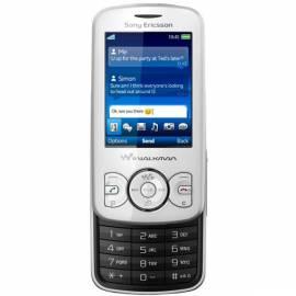 Handy SONY ERICSSON W100 Spiro schwarz/weiss Bedienungsanleitung