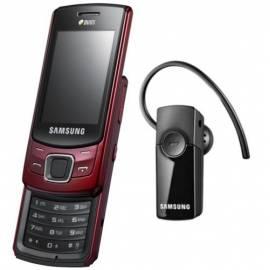 Handy SAMSUNG C6112 WEP450 Bluetooth + rot Bedienungsanleitung